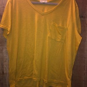 Mustard pocket tee
